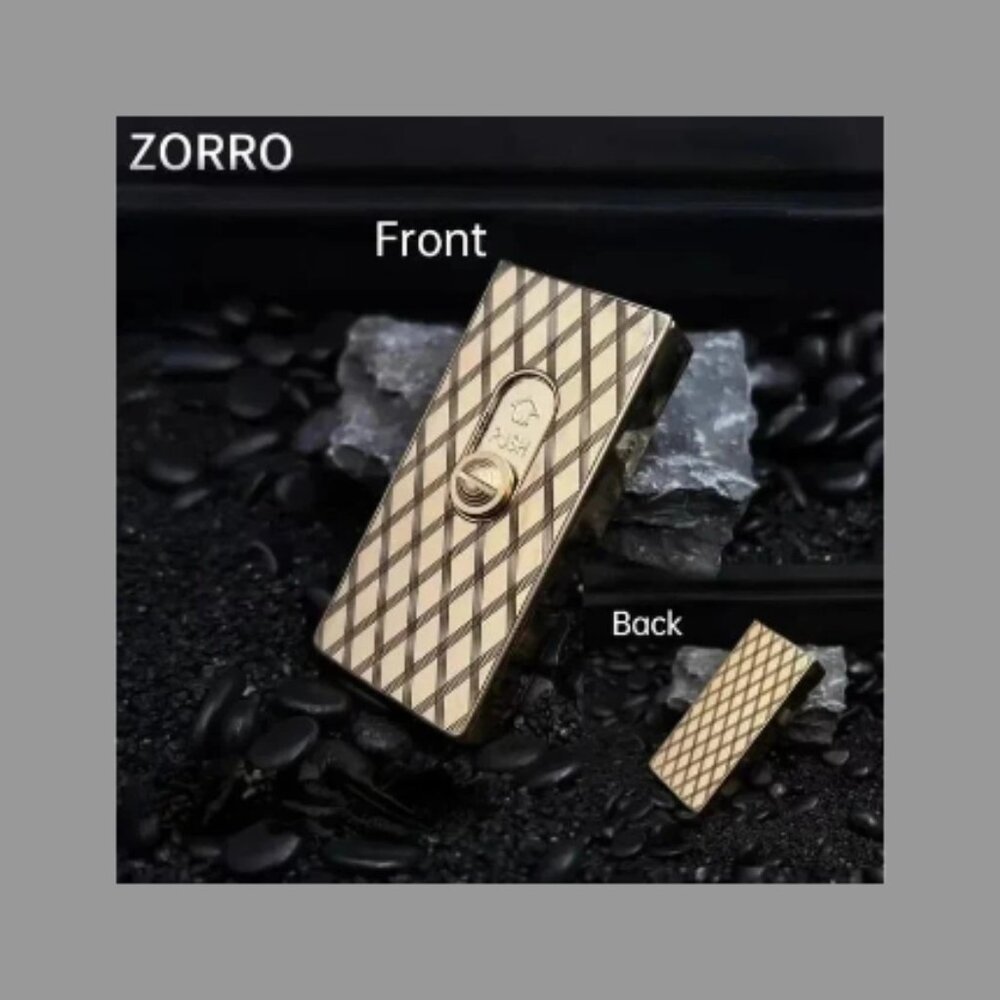 ZORRO Rare Upward Slide Gasoline Lighter, Automatic Ignition 2025 Limited Editio